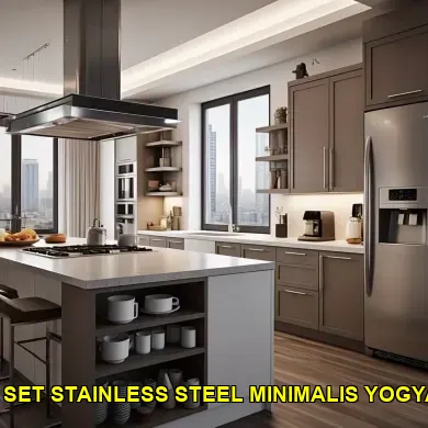 7 Inspirasi Desain Kitchen Set Stainless Steel Minimalis Yogyakarta